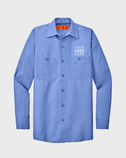 Red Kap® Long Sleeve Industrial Work Shirt