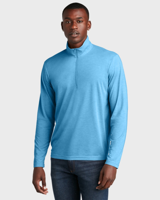 Sport-Tek® PosiCharge® Tri-Blend Wicking 1/4-Zip Pullover