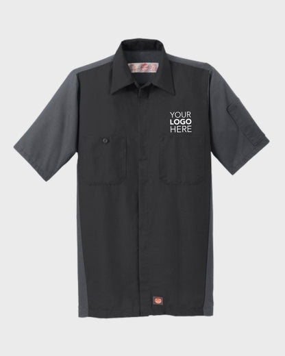 Red Kap® Short Sleeve Ripstop Crew Shirt