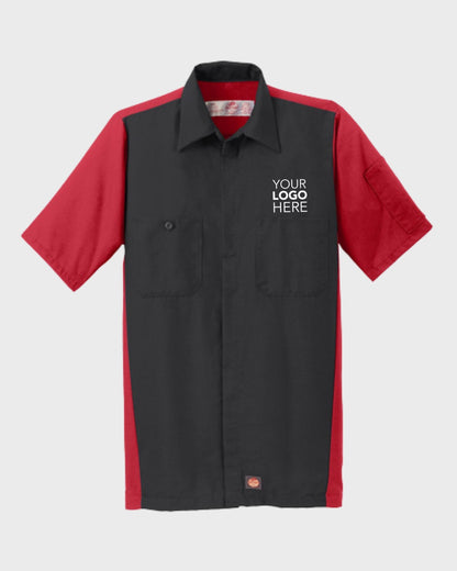 Red Kap® Short Sleeve Ripstop Crew Shirt