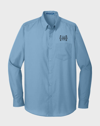 Port Authority® Long Sleeve Carefree Poplin Shirt