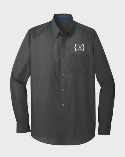 Port Authority® Long Sleeve Carefree Poplin Shirt