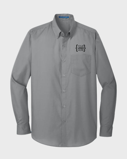 Port Authority® Long Sleeve Carefree Poplin Shirt