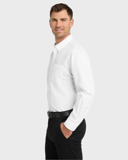 Port Authority® Long Sleeve Carefree Poplin Shirt
