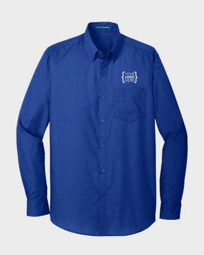 Port Authority® Long Sleeve Carefree Poplin Shirt