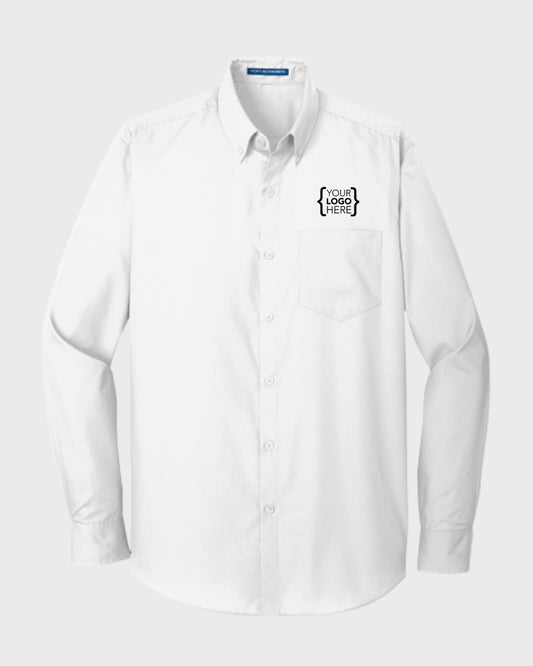 Port Authority® Long Sleeve Carefree Poplin Shirt