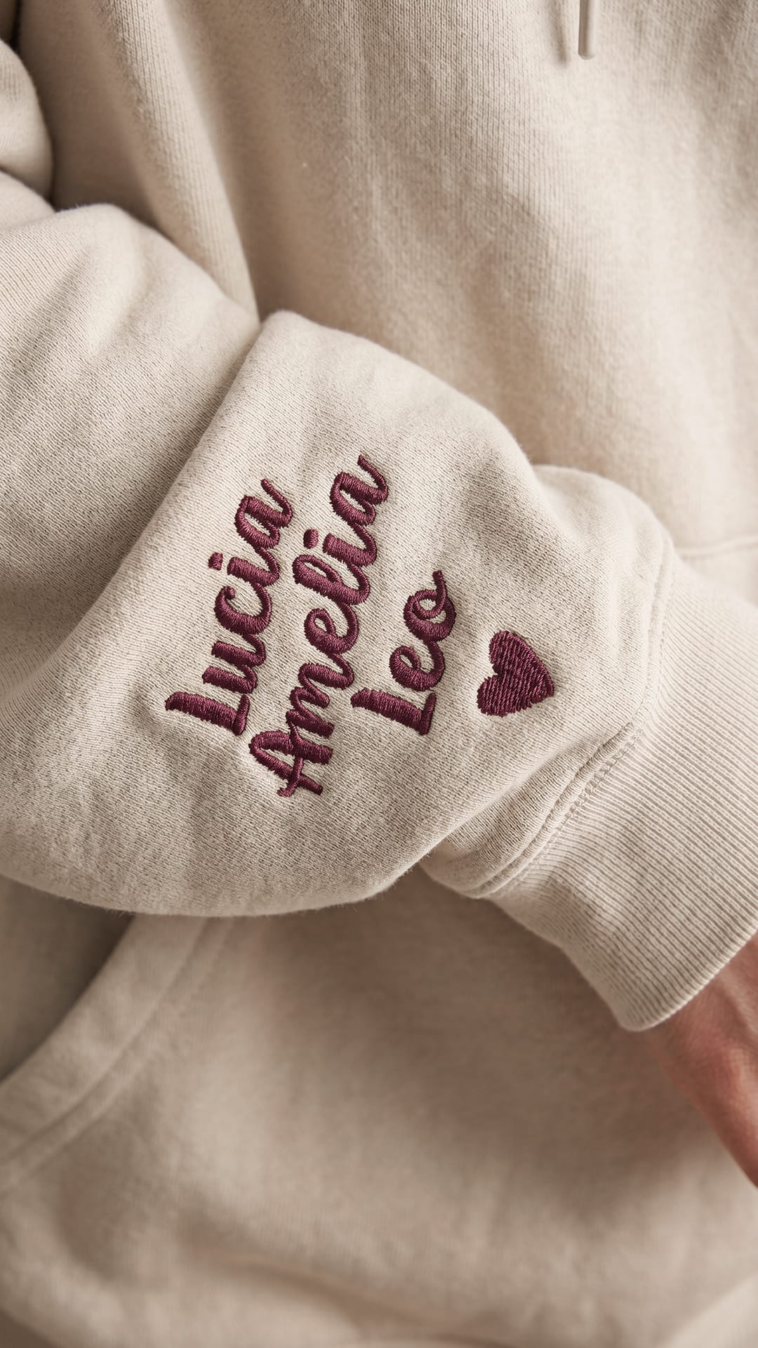 Script Est. Embroidered Sweatshirt | Personalized Mama Grandma Gift