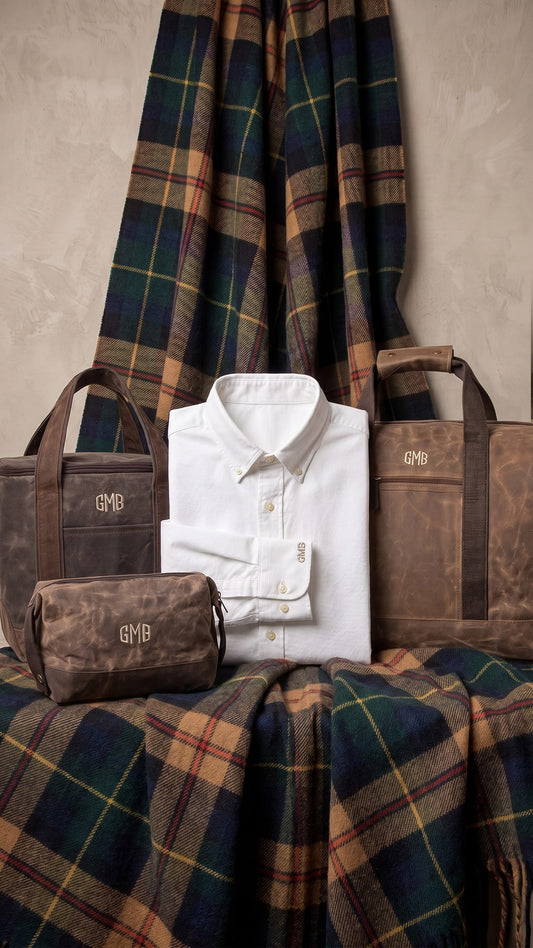 The Executive Dad Gift Bundle | Personalized Travel & Workday Gift Set - Signature