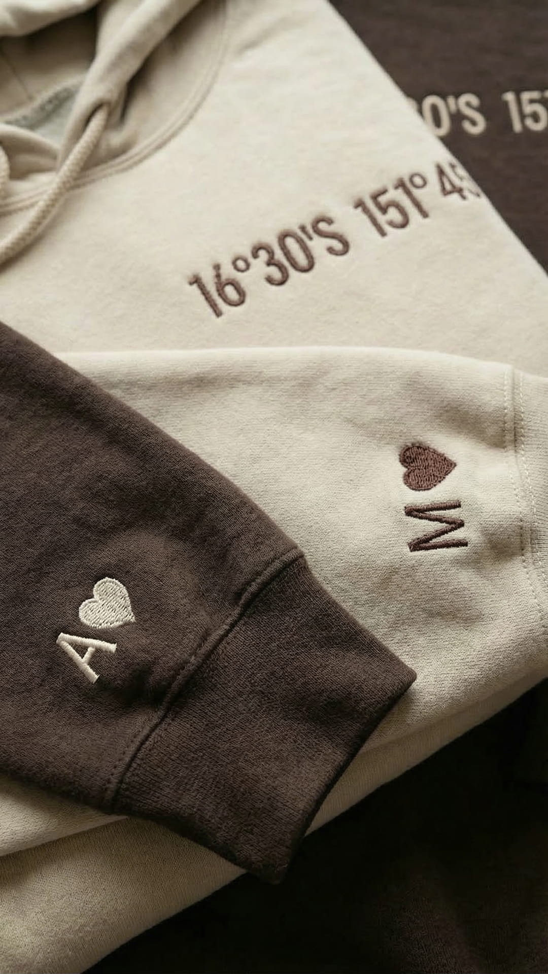 Custom Embroidered Coordinates Sweatshirt