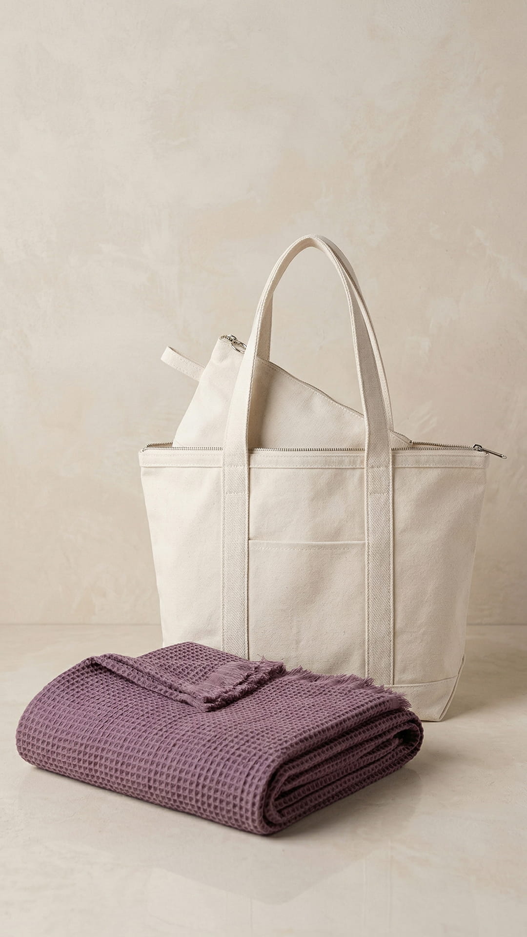 Gift box totes and throw