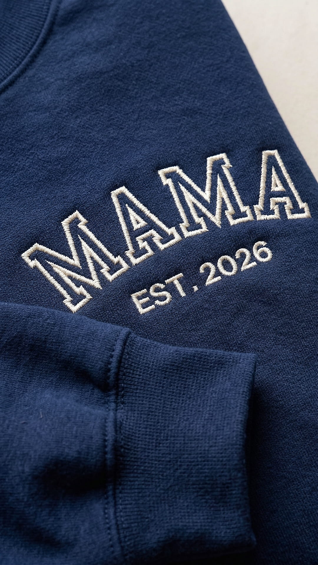 Gift box sweatshirt close-up