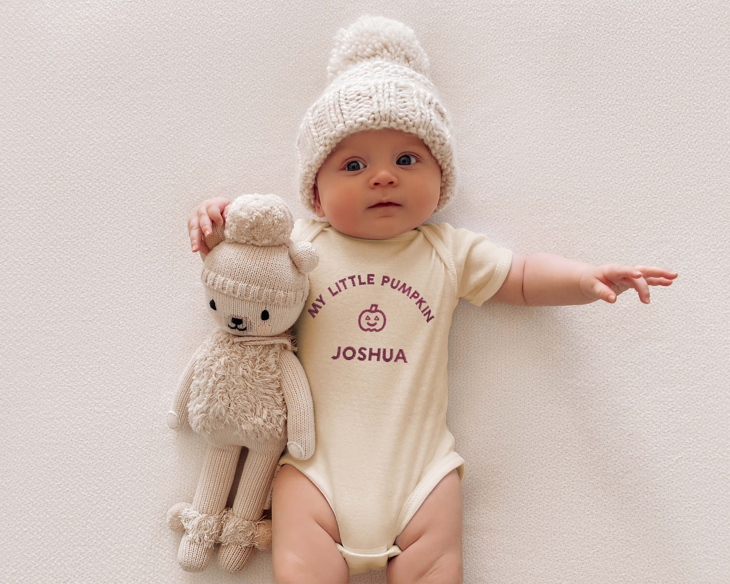 My Little Pumpkin Embroidered Bodysuit