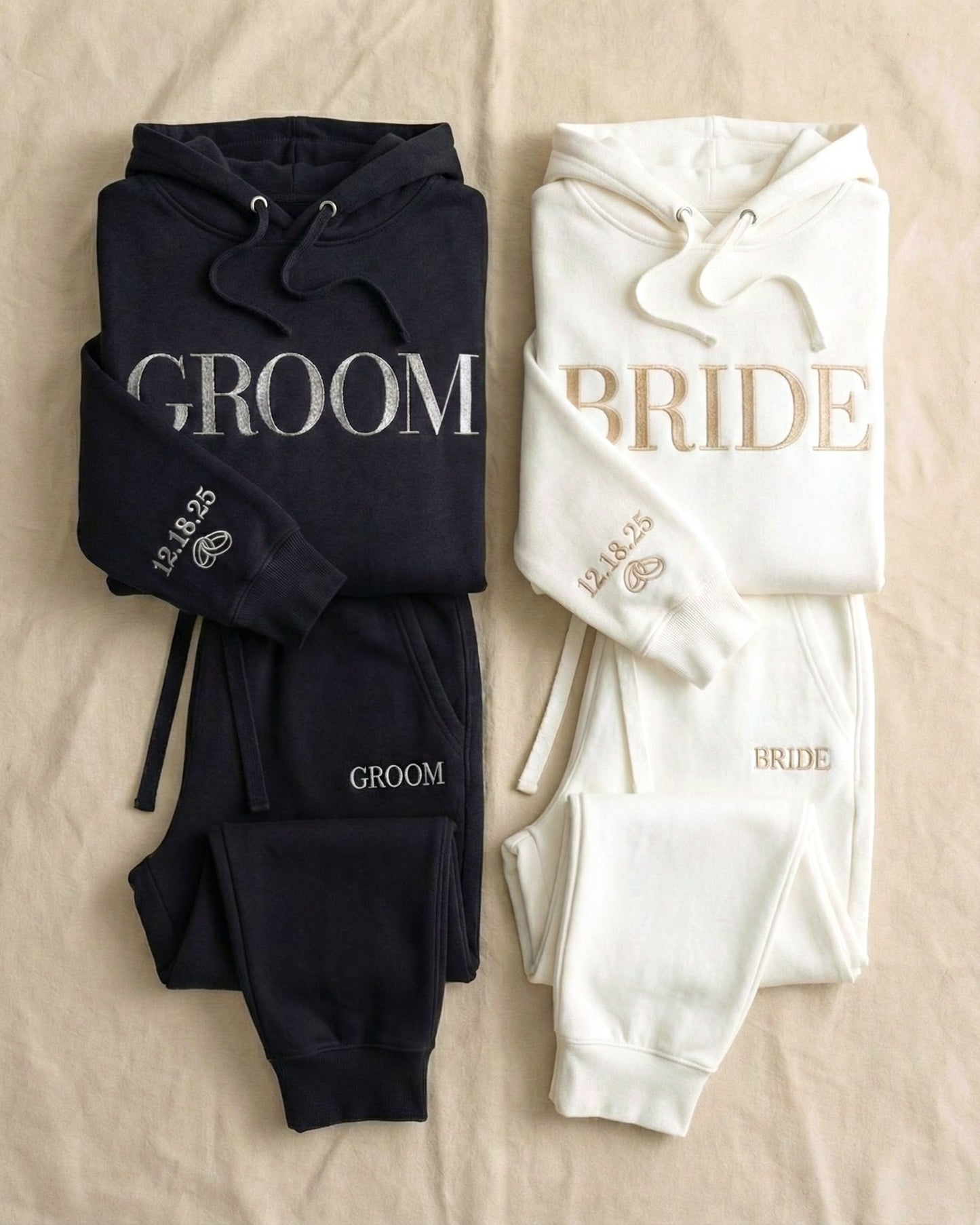 The Complete Bride & Groom Lounge Bundle | Hoodie Edition