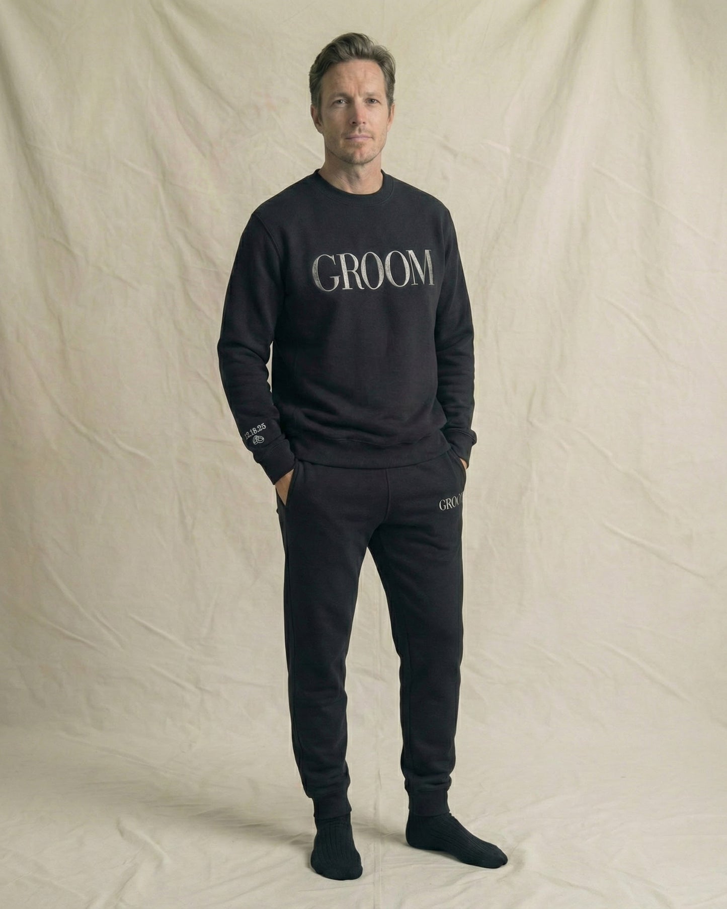 The Complete Bride & Groom Lounge Bundle | Crewneck & Tee Edition