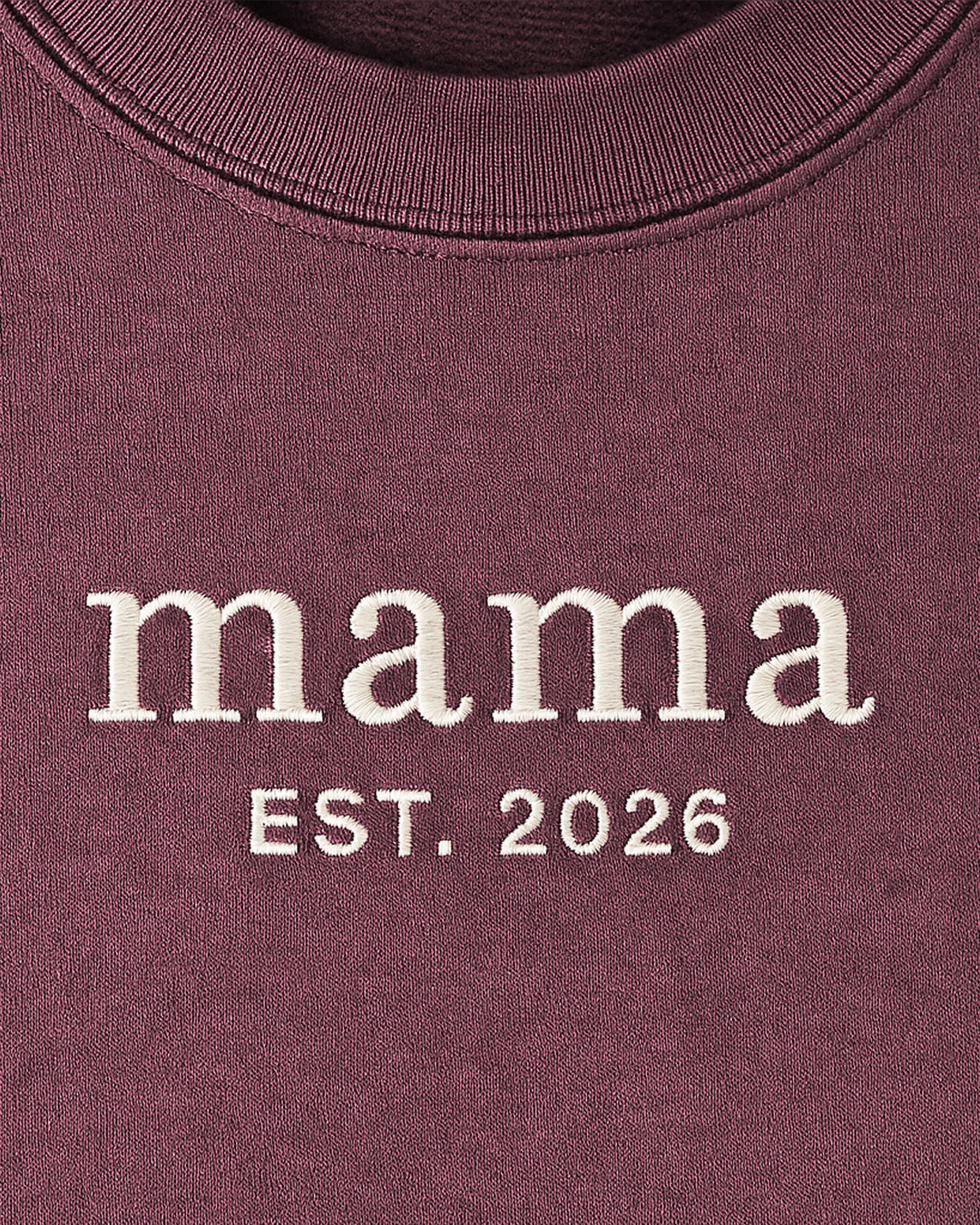Minimal Mama Embroidered Sweatshirt