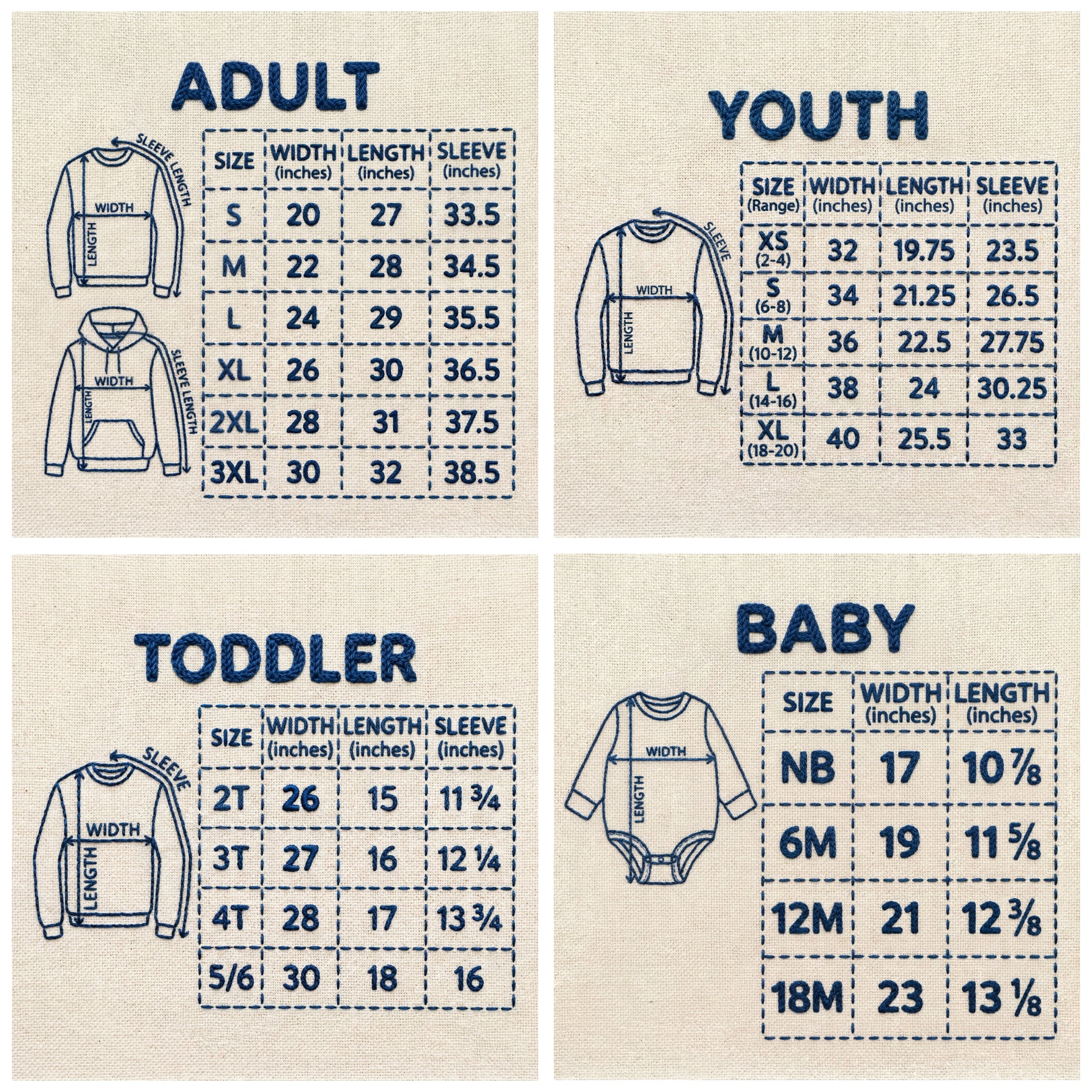Auntie's Favorite Embroidered Set | Adult Auntie Est. Sweatshirt