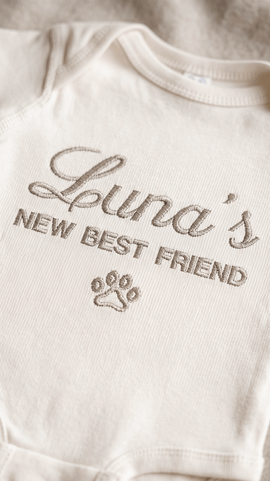 Pet Name New Best Friend Baby Bodysuit (5-Pack)