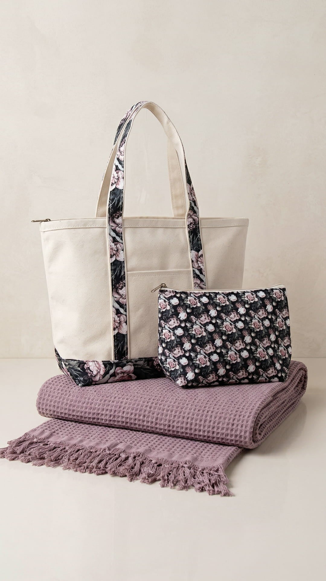 The Floral Keepsake Box | Custom Embroidered Birth Flower Quarter-Zip
