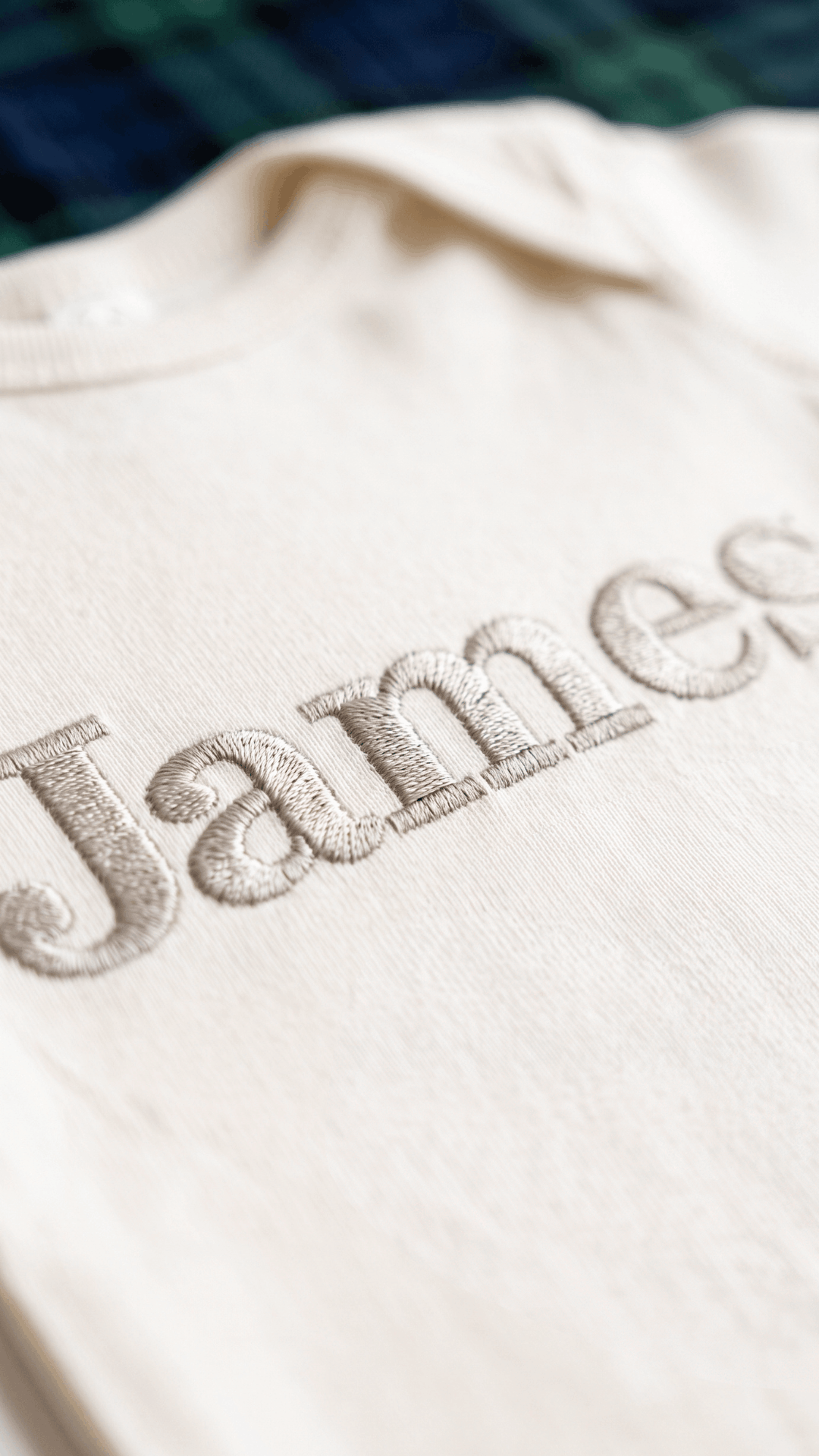Baby Name Embroidered Bodysuit (3-Pack)