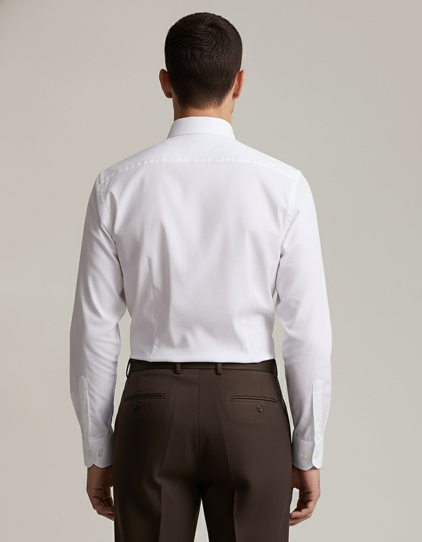 Heartline Collar Stretch Woven Shirt