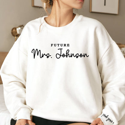 Personalized Future Mrs Hoodie