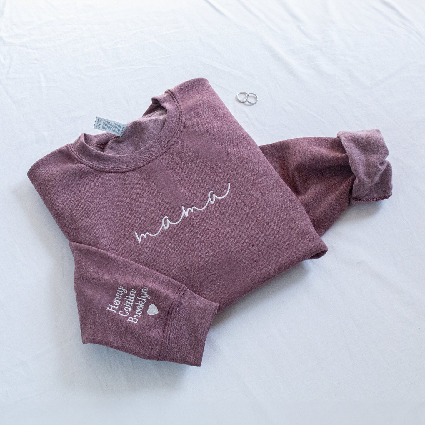 Custom Embroidered Mama Sweatshirt