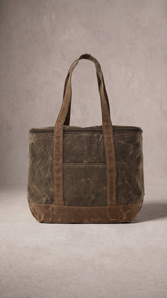 Heavyweight Waxed Canvas Lunch Cooler