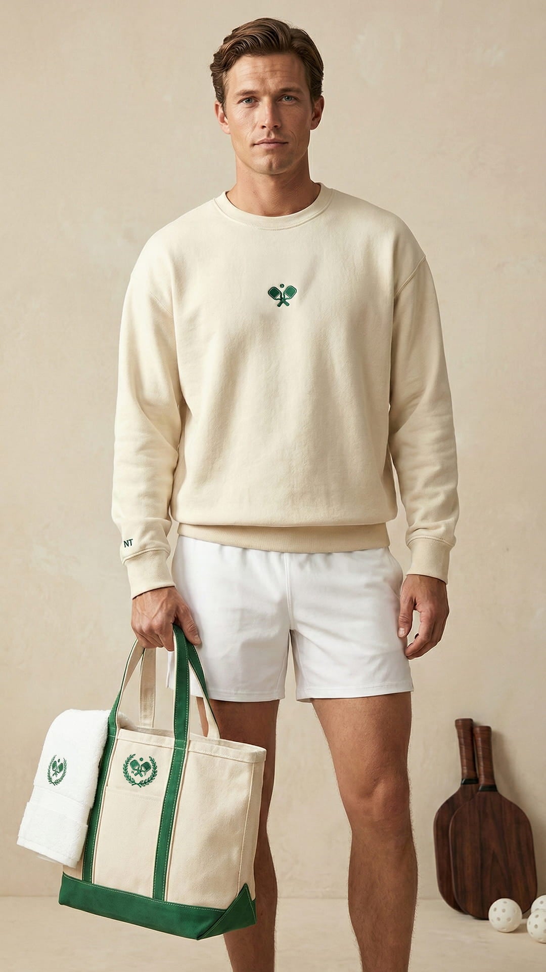 The Heritage Pickleball Bundle | Natural Canvas & Court Green