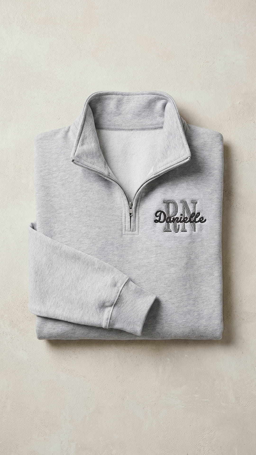 Custom Embroidered Nurse Gift Box | Custom Embroidered Quarter-Zip