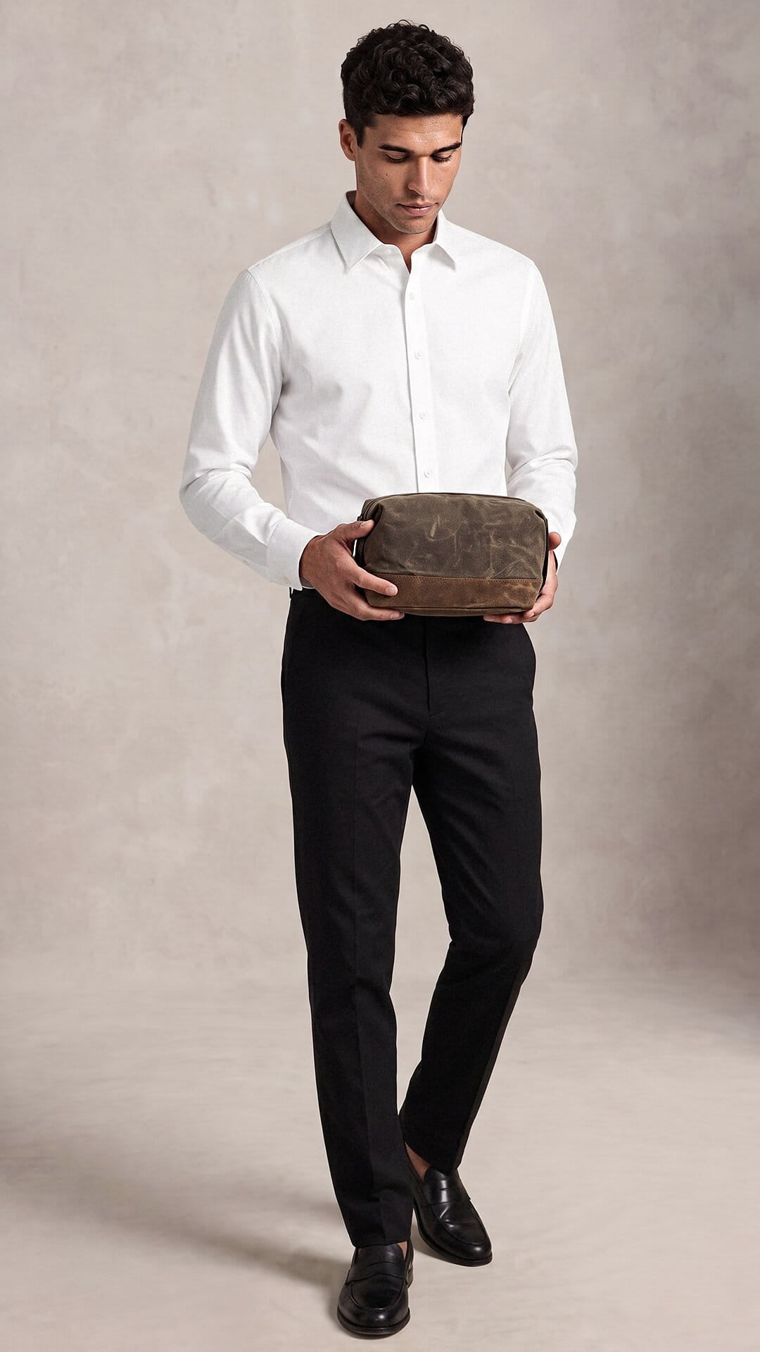 Heavyweight Waxed Canvas Dopp Kit
