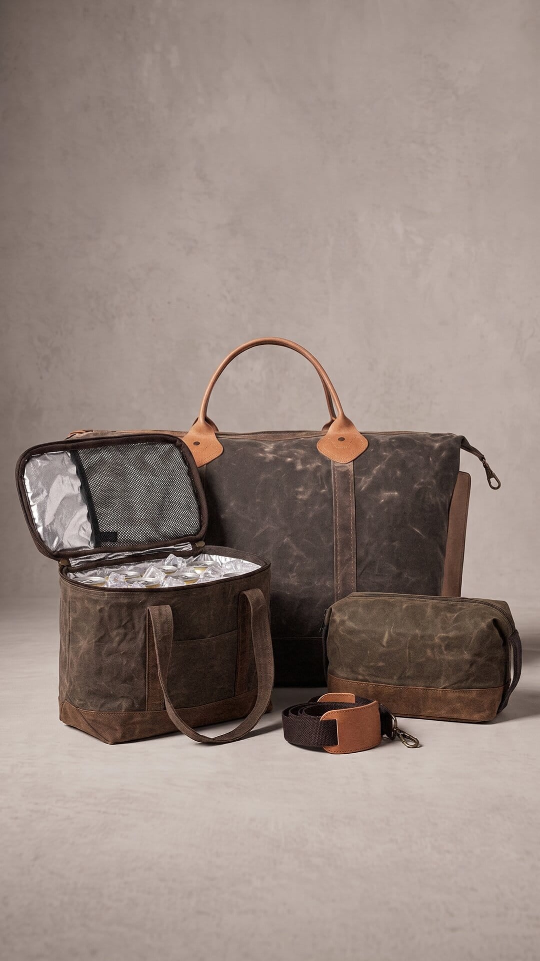 Heavyweight Waxed Canvas Road Set