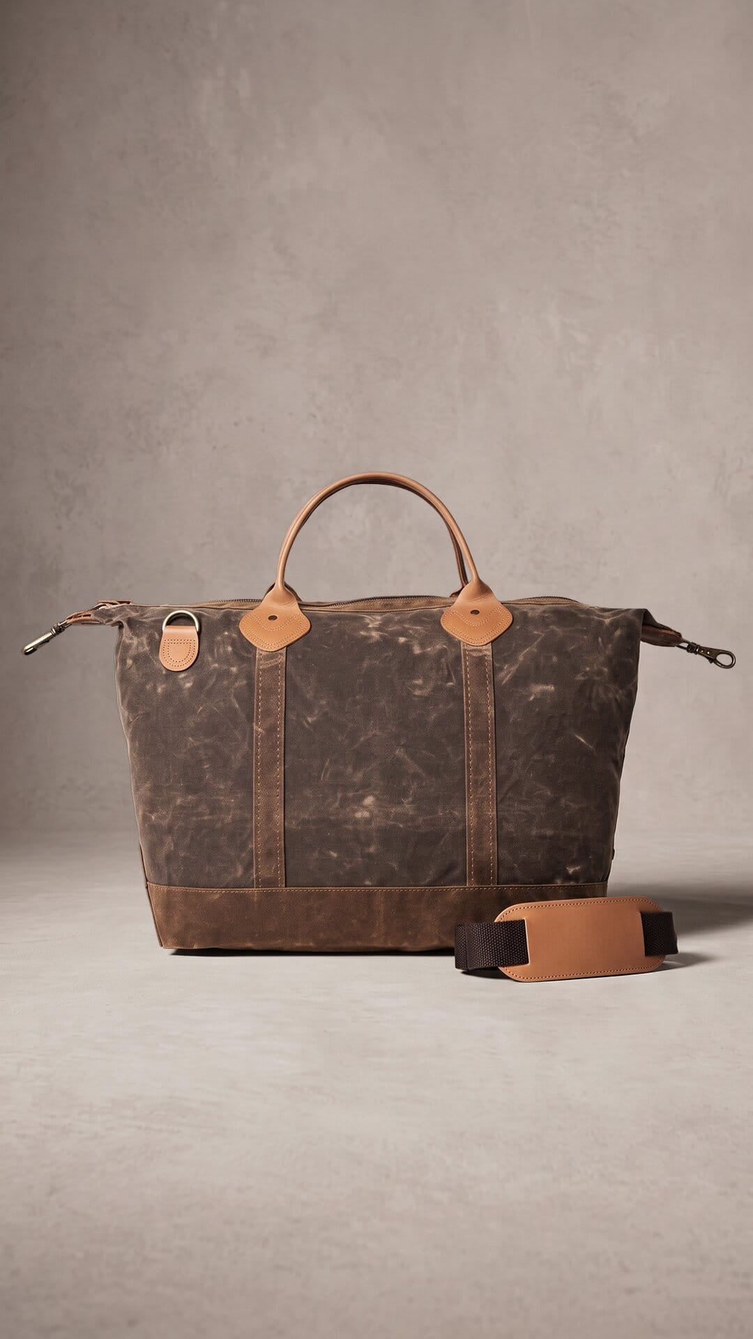 Heavyweight Waxed Canvas Weekender