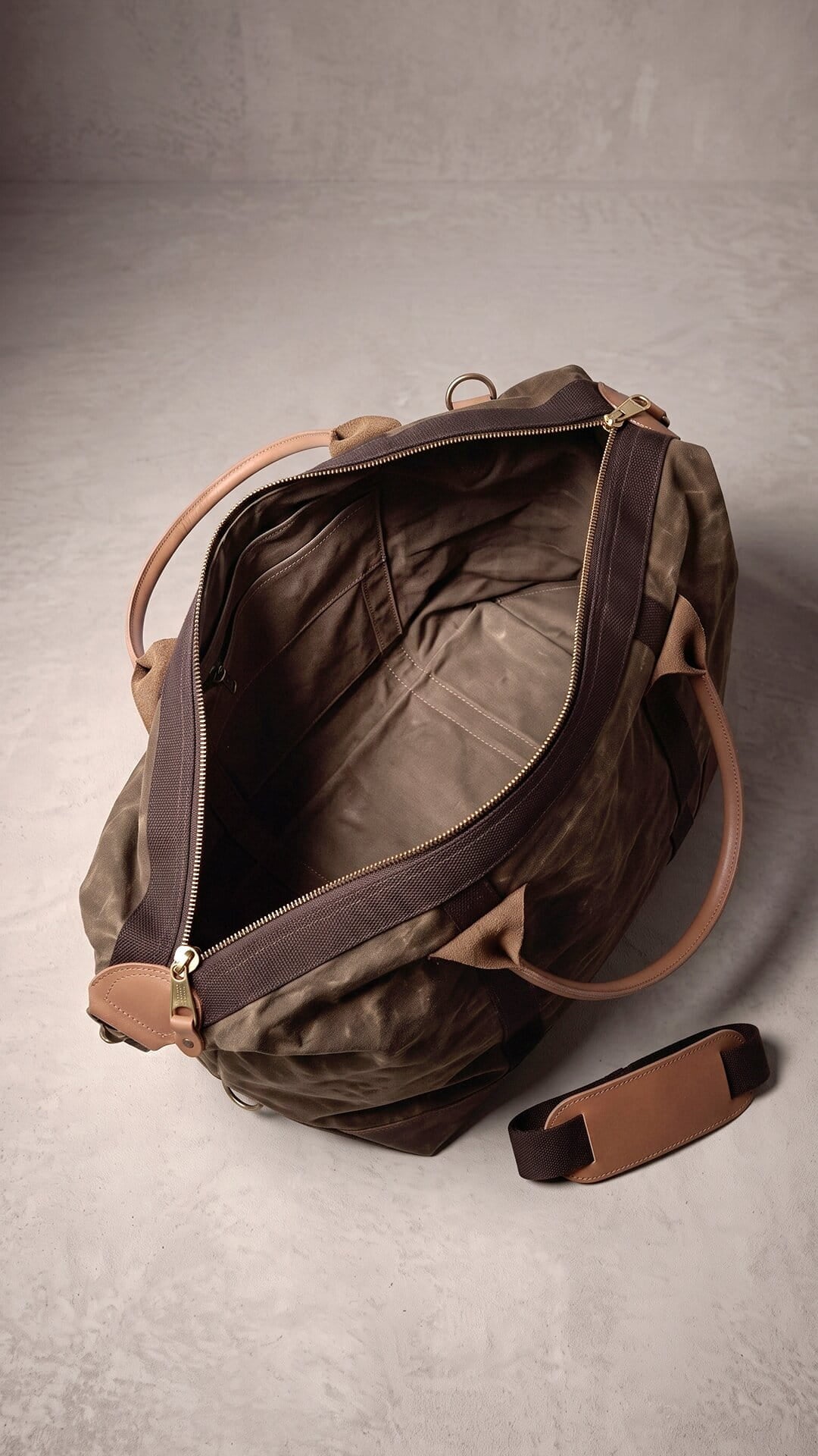 Heavyweight Waxed Canvas Weekender