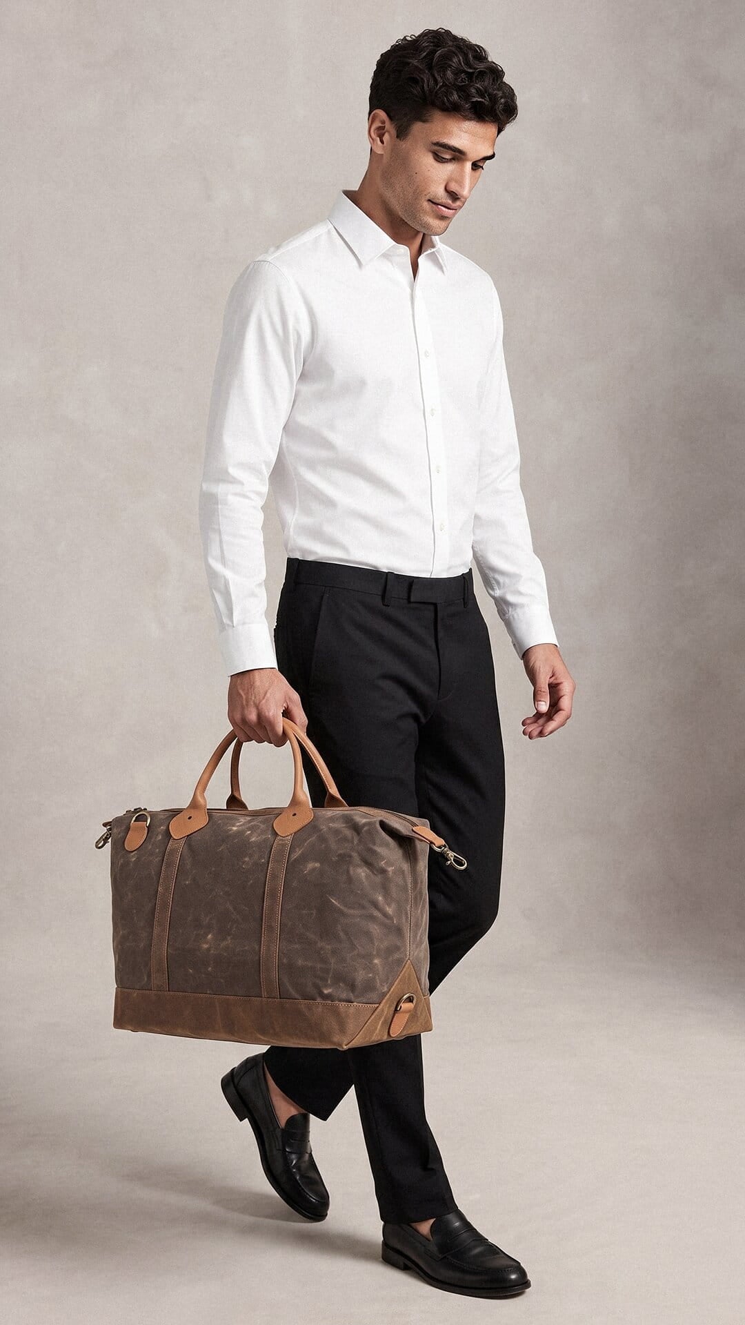 Heavyweight Waxed Canvas Weekender