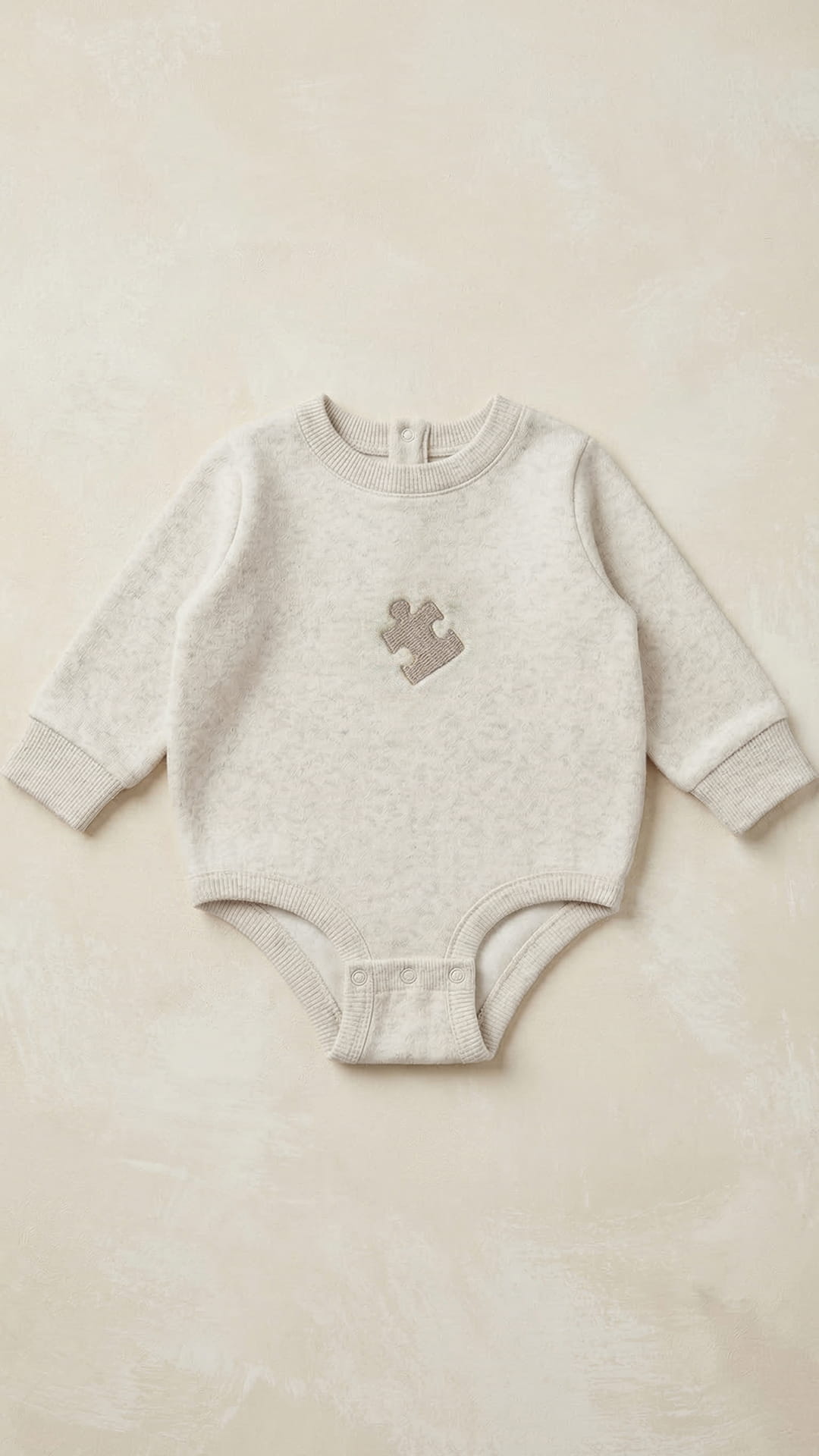 Mama & Mini Puzzle Piece Embroidered Set | Adult Heart Sweatshirt