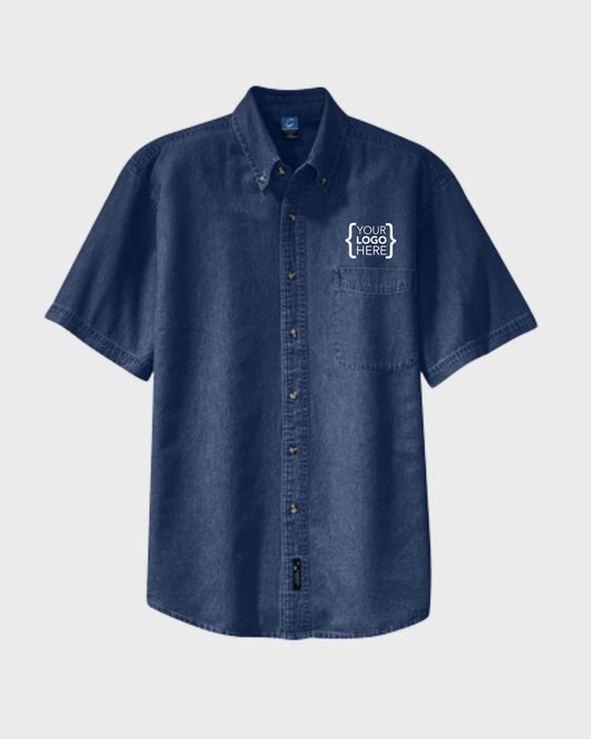 Port & Co™ Short Sleeve Value Denim Shirt