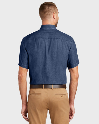 Port & Co™ Short Sleeve Value Denim Shirt