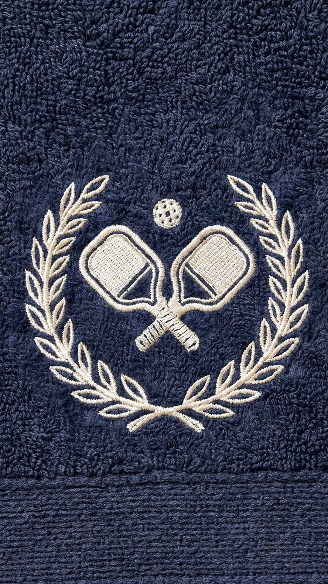 Unisex Heritage Pickleball Towel | Navy