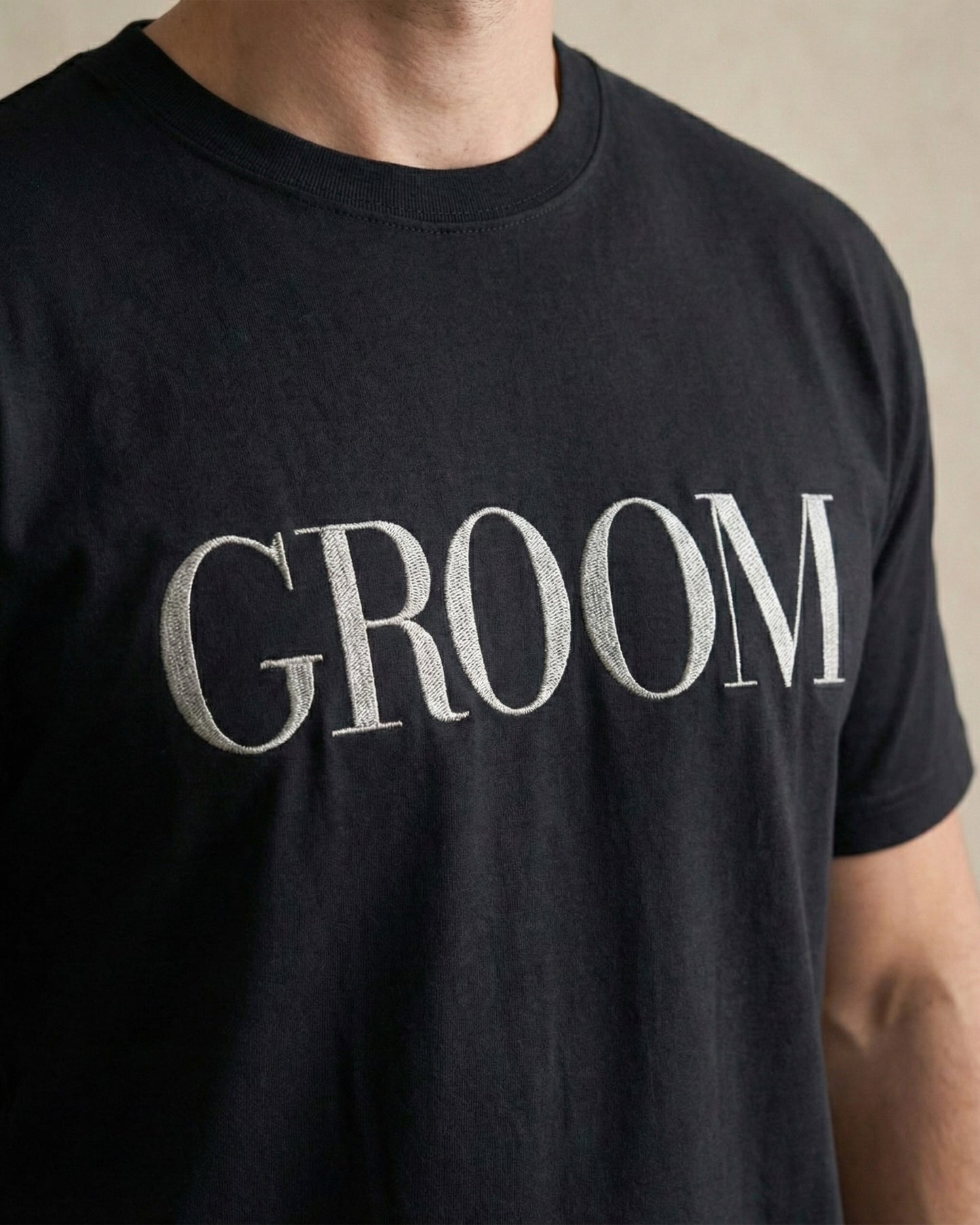Groom Edition Black Tee