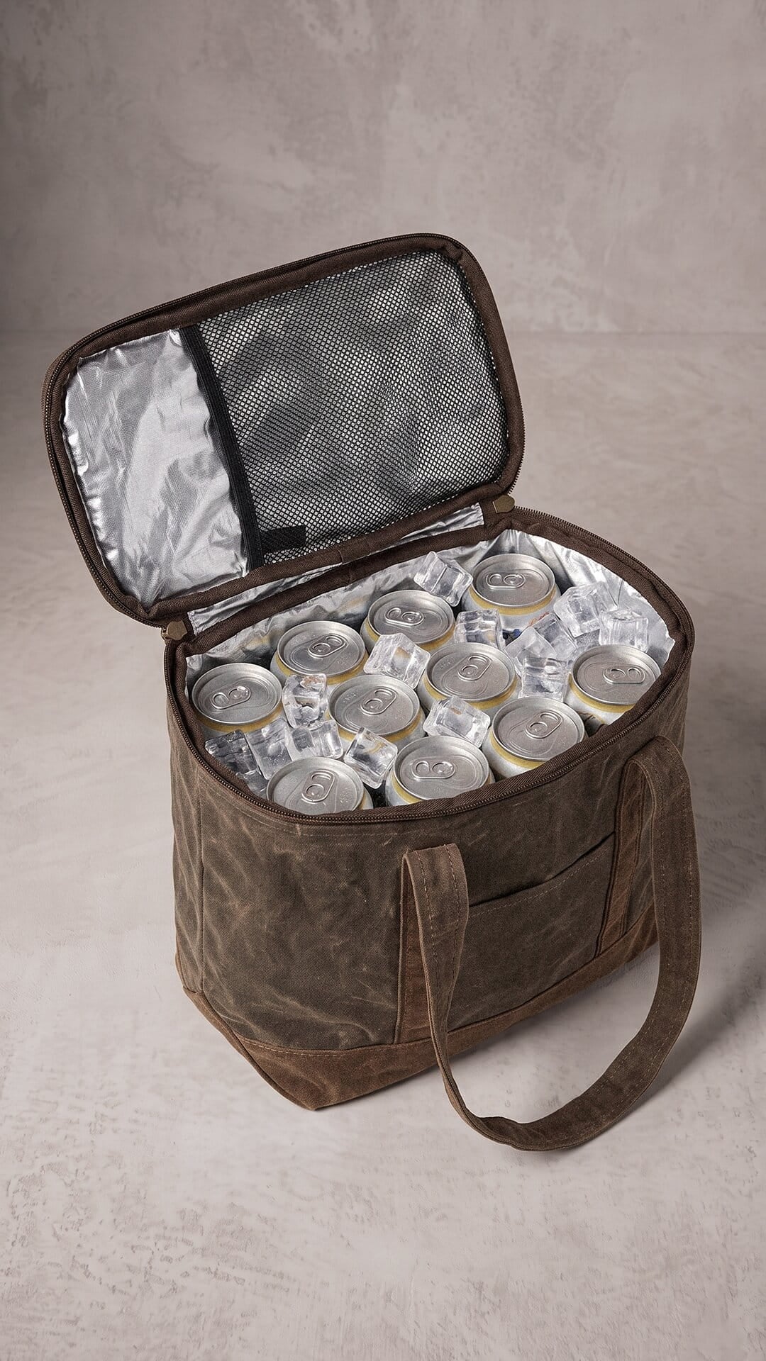 Heavyweight Waxed Canvas Lunch Cooler
