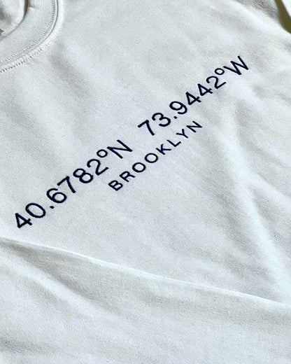 Custom Location Embroidered Crewneck