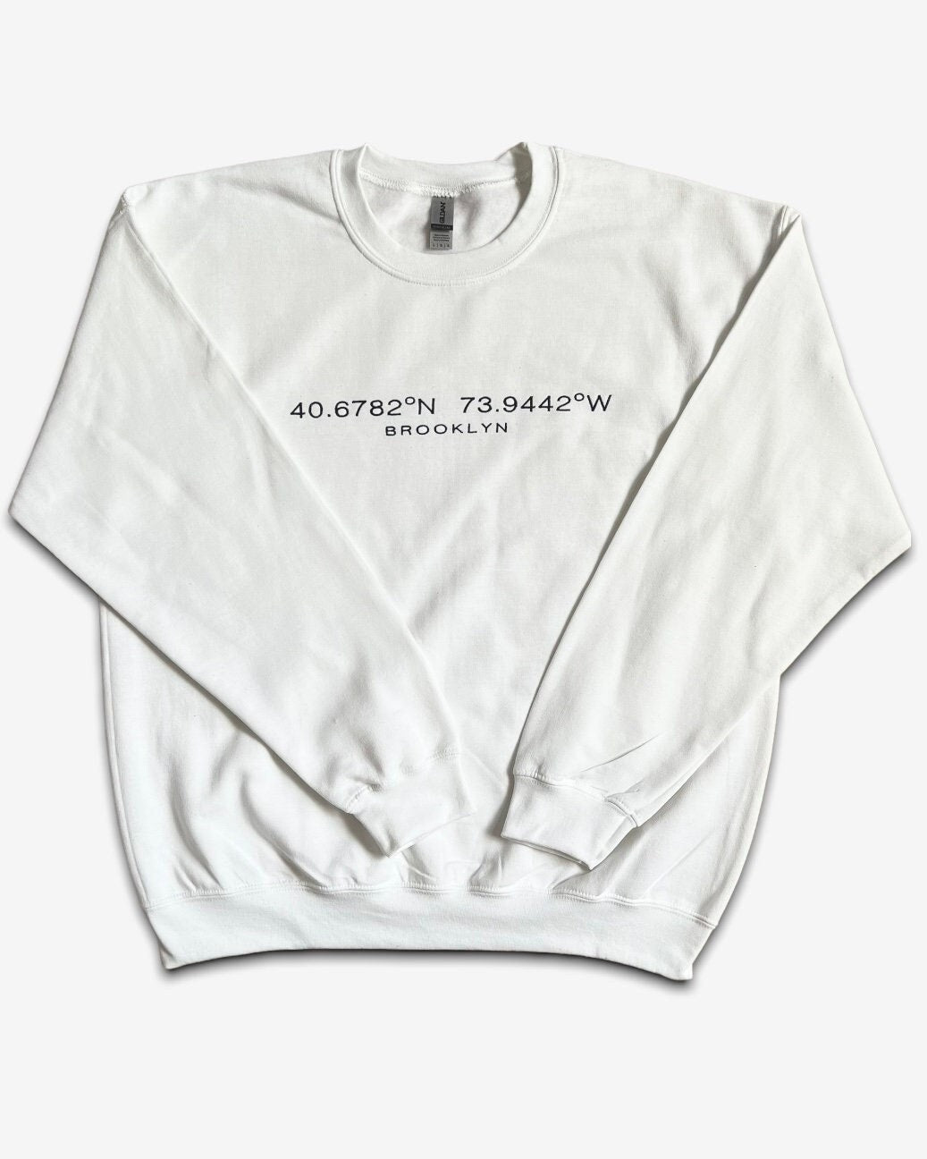 Custom Location Embroidered Crewneck